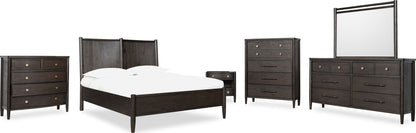 Rockport - Eight Drawer Oak Wood Dresser - Yin