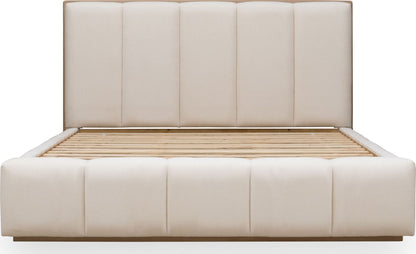 Gardenia - Wood Frame Upholstered Platform Bed