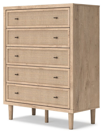 Cielden - Five Drawer Wide Chest - Two-Tone