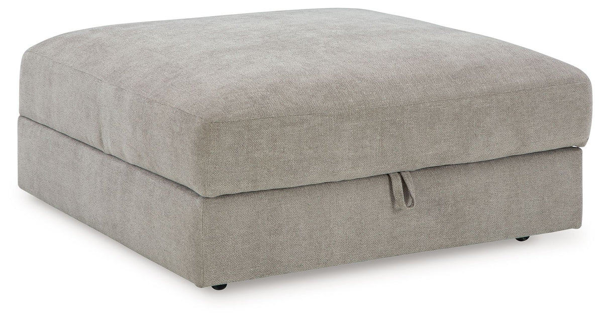 Aslan Court - Ottoman With Storage - Pebble