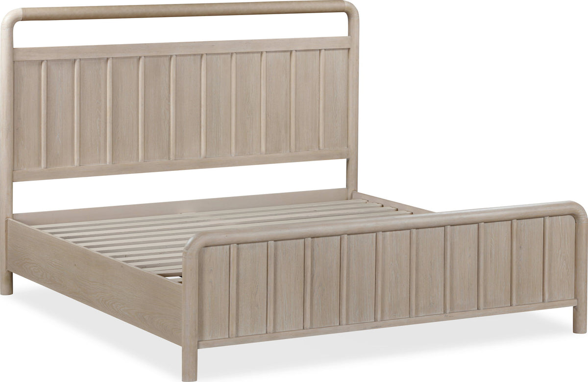 Camden - Shiplap Oak Wood Platform Bed