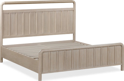 Camden - Shiplap Oak Wood Platform Bed