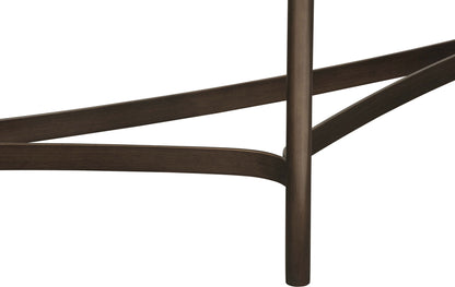 Lyon - Semi Circular Concrete And Metal Console Table