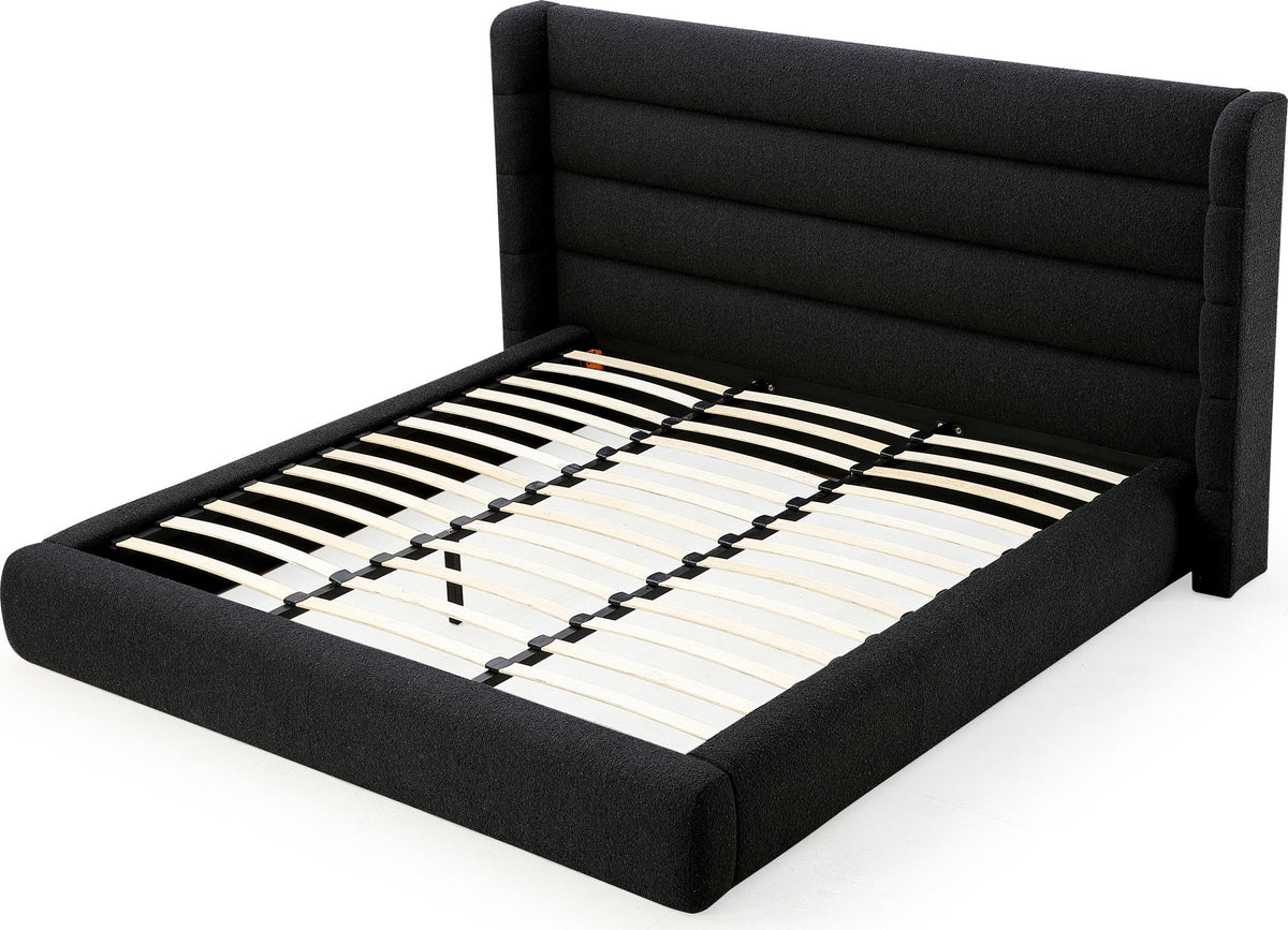 Formosa Frank - Upholstered Wingback Platform Bed