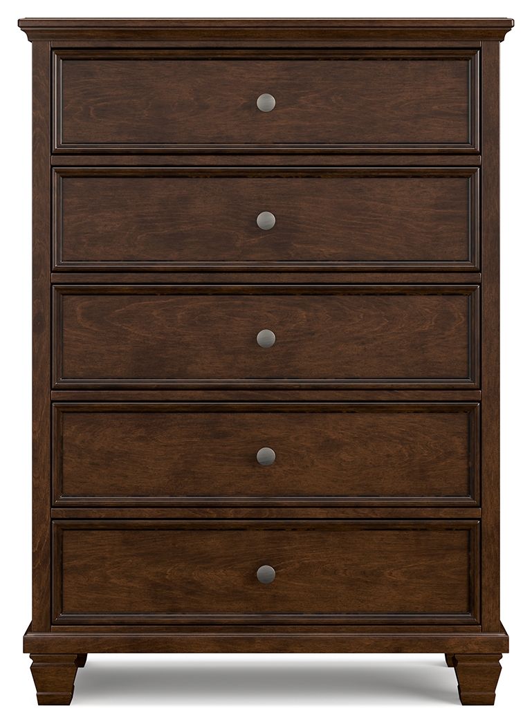 Danabrin - Five Drawer Chest - Brown