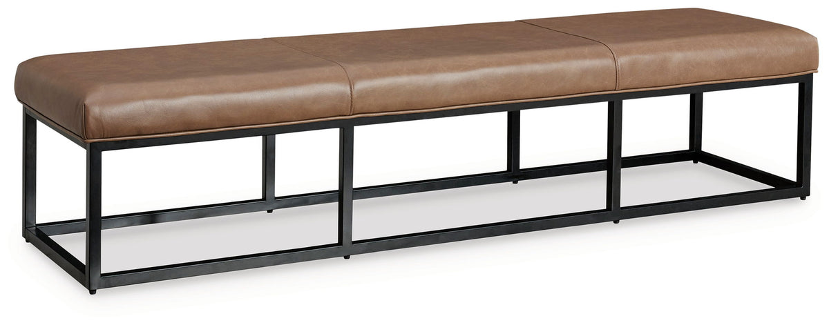 Joston - Accent Bench - Caramel