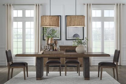 Arden - Weaven Side Chair (Set of 2) - Dark Chocolate / Tavern Brown