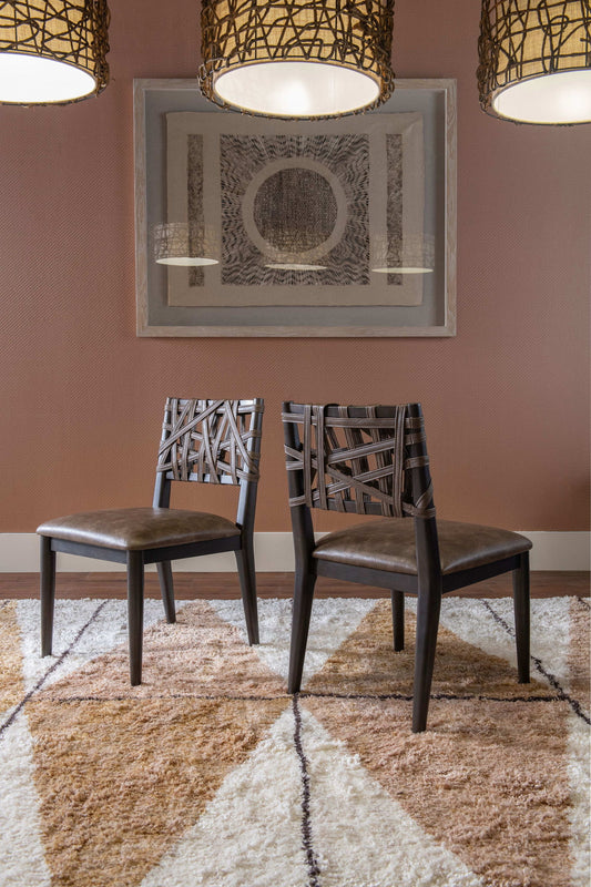 Koko - Synthetic Leather Dining Chair (Set of 2) - Minx