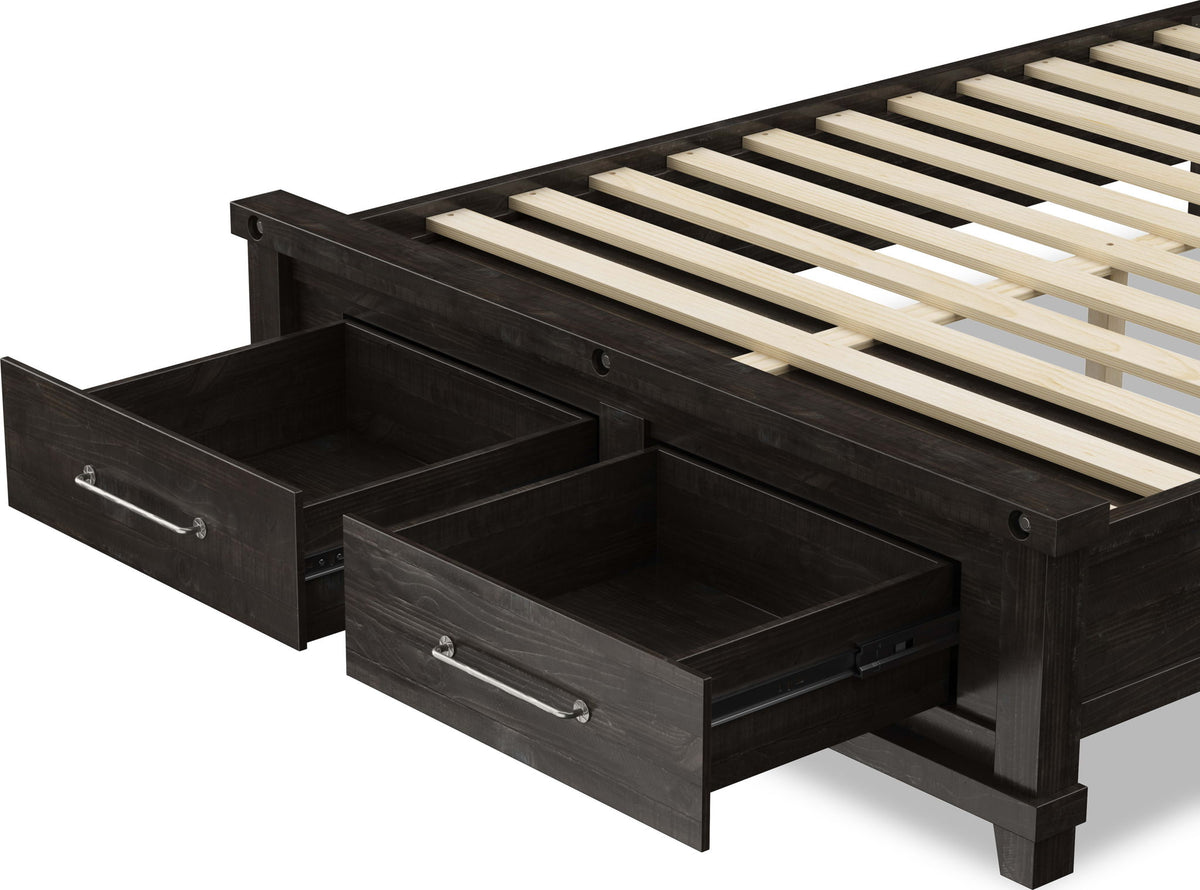Yosemite - Solid Wood Footboard Storage Bed