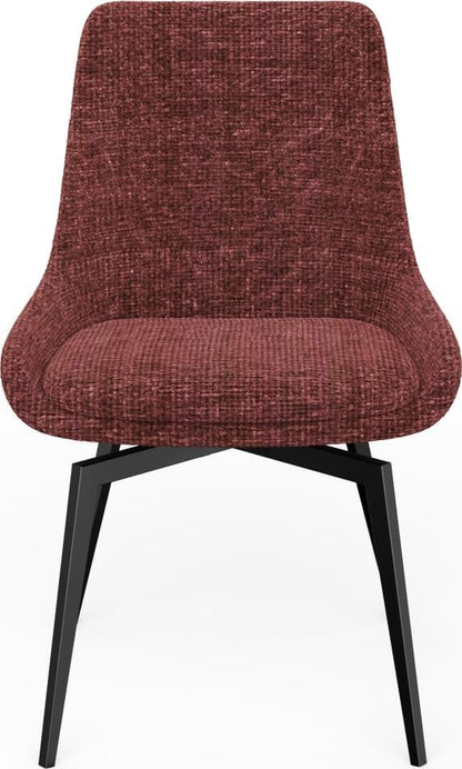 Ceo - 180 Degree Return Swivel Upholstered Dining Chair (Set of 2)