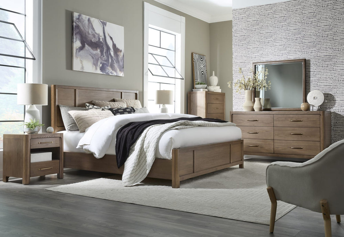 Morris - 5 Drawer Chest - Claystone