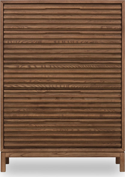 Tanner - Five Drawer Ash Wood Chest