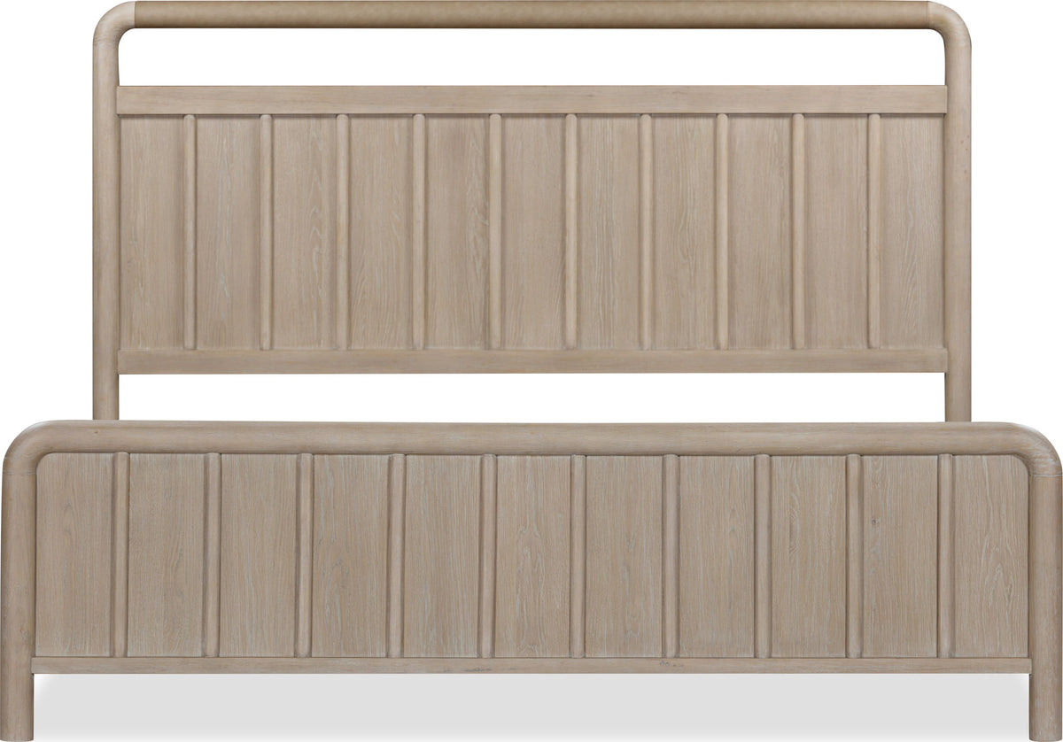 Camden - Shiplap Oak Wood Platform Bed
