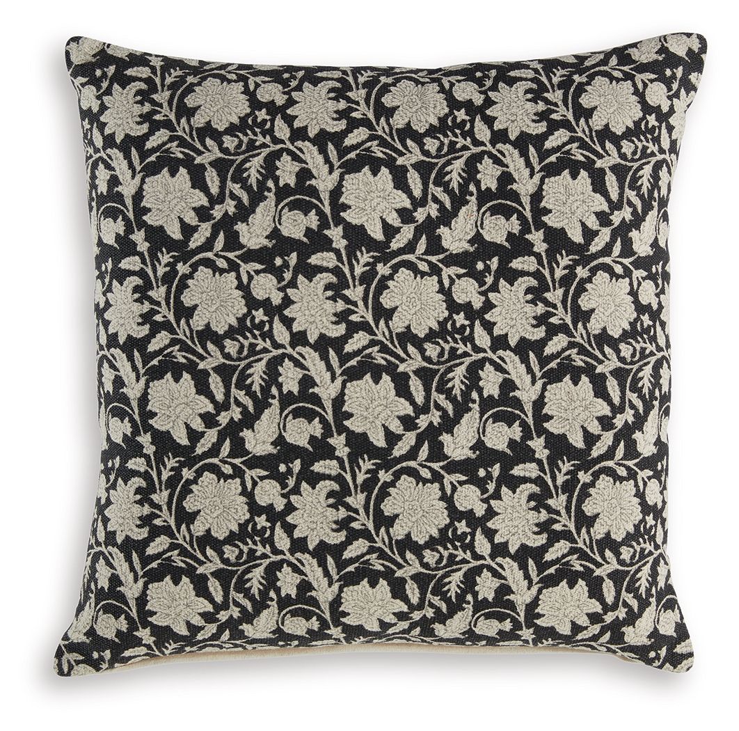 Alanderson - Pillow (Set of 4) - Black / Ivory