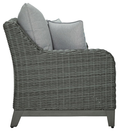 Elite Park - Loveseat With Cushion - Gray