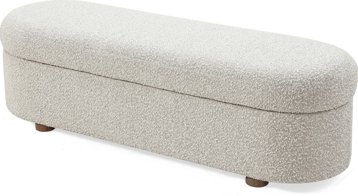 Virgil Kiki - Upholstered Hinged Storage Bench