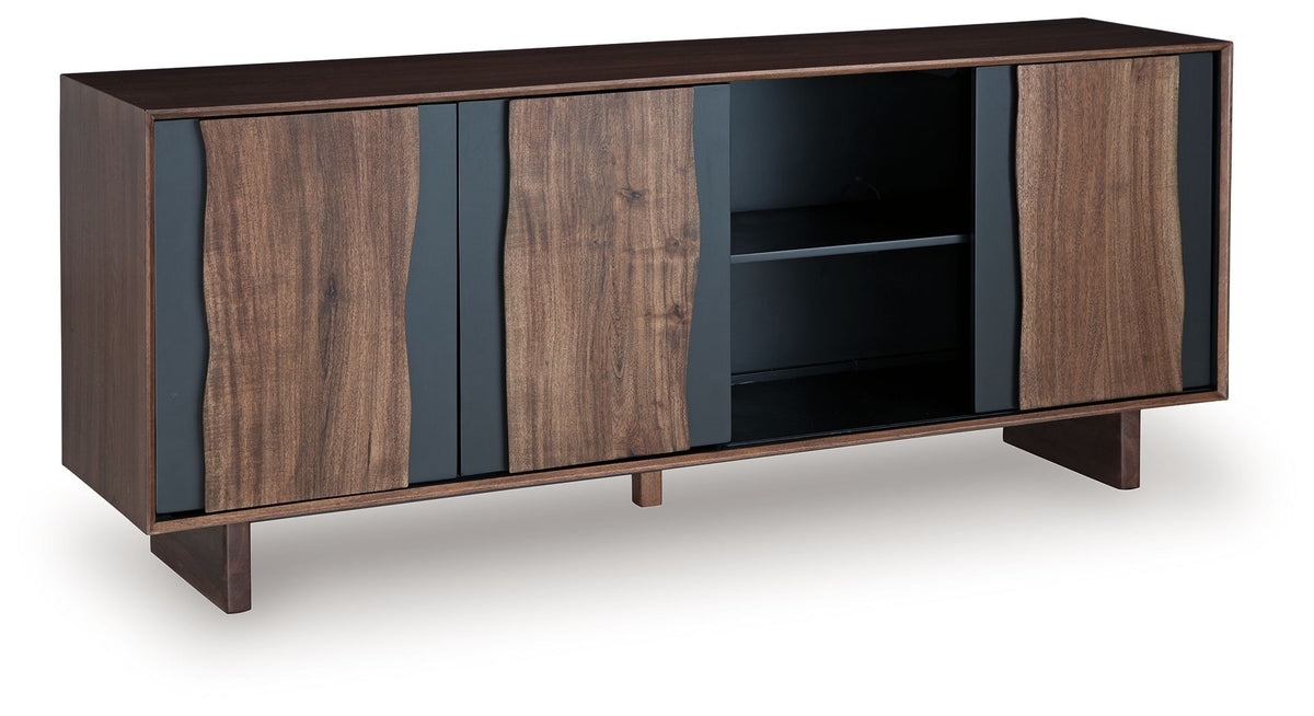 Welby - Accent Cabinet - Brown / Charcoal