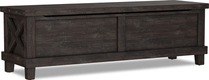 Yosemite - Solid Wood Blanket Box - Cafe