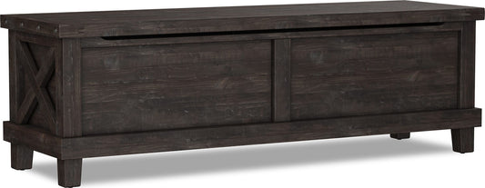 Yosemite - Solid Wood Blanket Box - Cafe