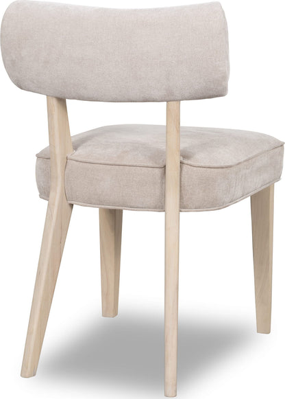 Magnolia - Wood Frame Chenille Upholstered Dining Chair (Set of 2) - Brown Sugar