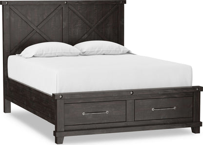 Yosemite - Solid Wood Footboard Storage Bed
