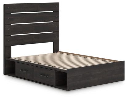 Hollivern - Panel Storage Bed