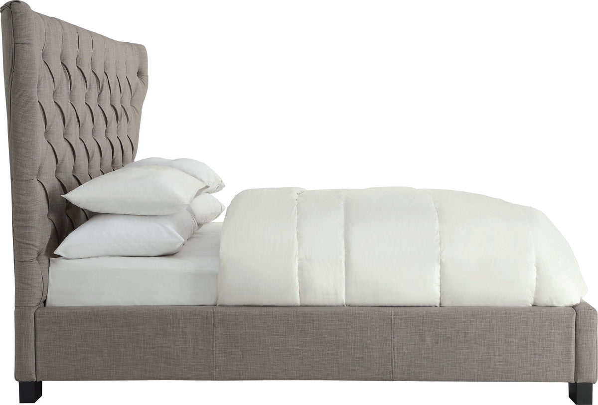 Geneva Melina - California King Upholstered Storage Bed - Dolphin Linen