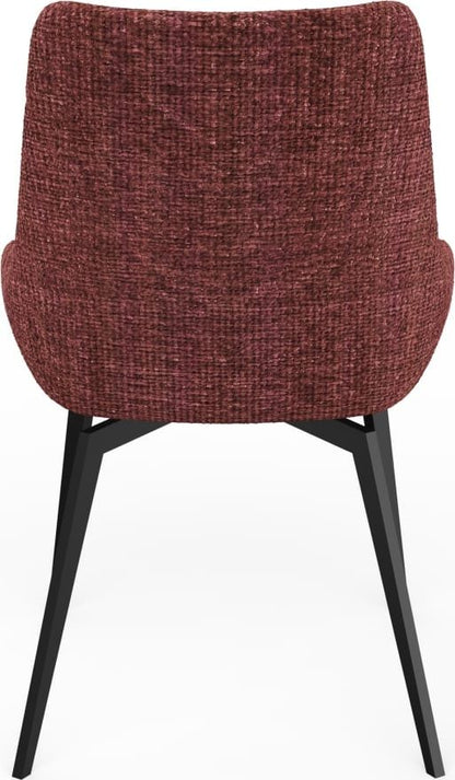 Ceo - 180 Degree Return Swivel Upholstered Dining Chair (Set of 2)
