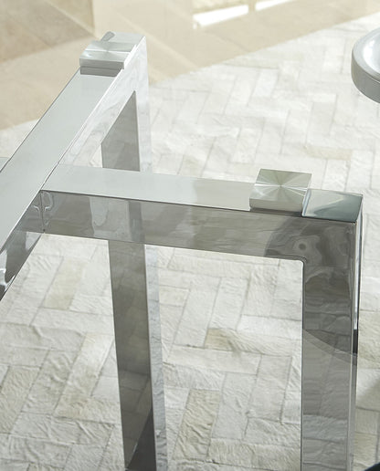 Amalfi - Round Glass Top Table