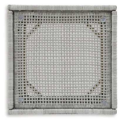 Seton Creek - Square End Table - Gray