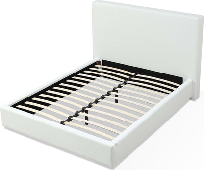 One - Queen Upholstered Platform Bed - Pearl