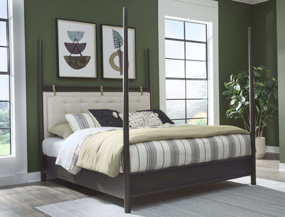 Rockport - Upholstered Poster Bed