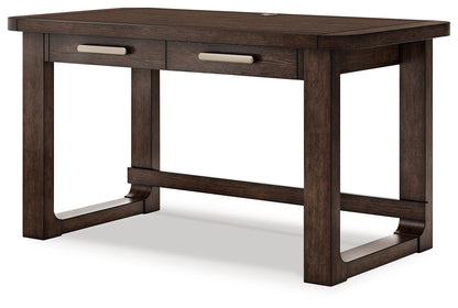Breckington - Home Office Desk - Dark Brown