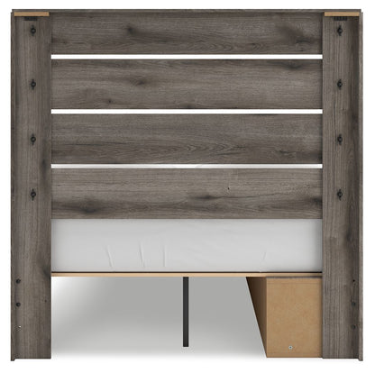Graystorm - Panel Storage Bed