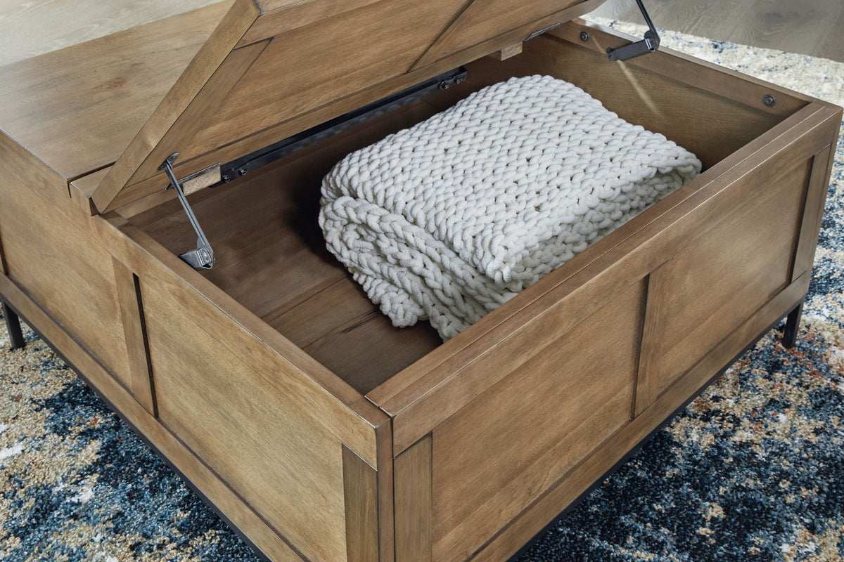 Torlanta - Lift Top Cocktail Table - Brown