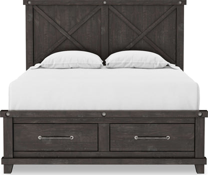 Yosemite - Solid Wood Footboard Storage Bed