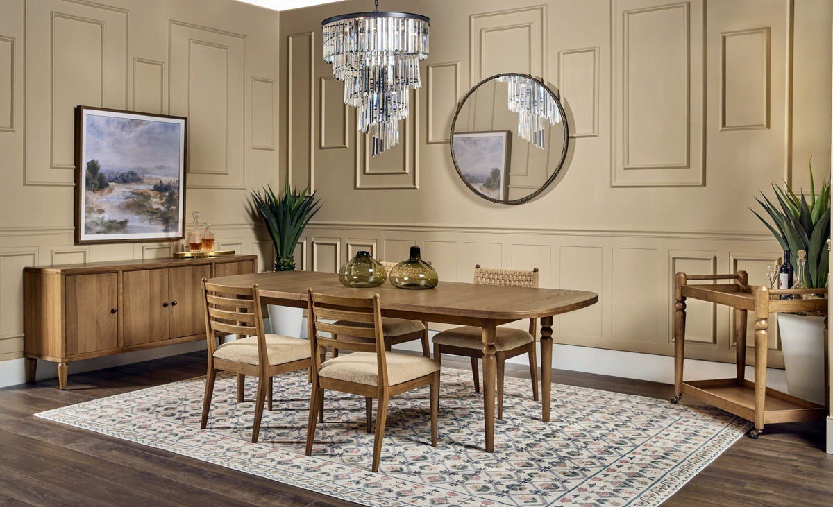 Langley - Extendable Dining Table - Cabin Glow