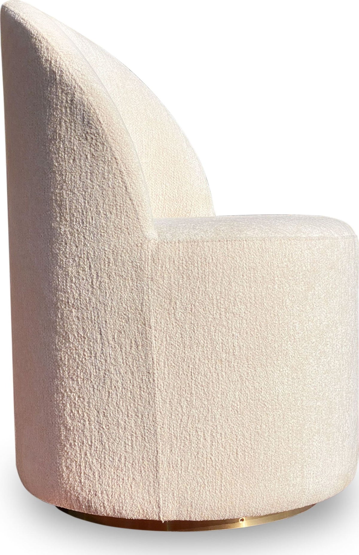 Zinnia - Fully Upholstered Swivel Chair - Dune Chenille