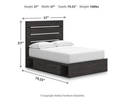 Hollivern - Panel Storage Bed