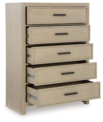 Calmoro - Five Drawer Chest - Gray