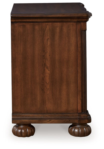 Lavinton - Three Drawer Night Stand - Brown