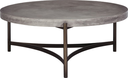 Lyon - Round Concrete And Metal Table