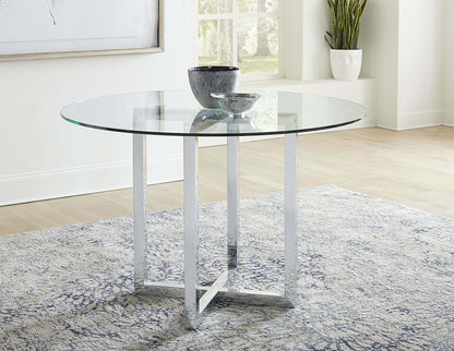 Amalfi - Round Glass Top Table