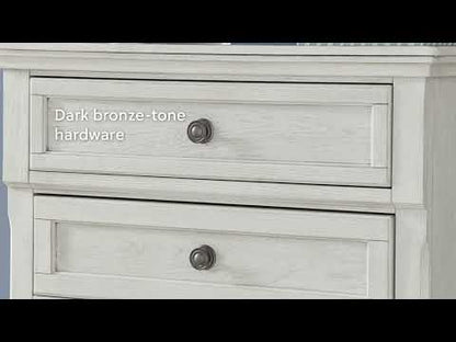 Robbinsdale - Two Drawer Night Stand - Antique White